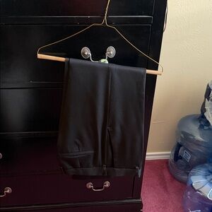 Haggar Men's Black Dress Trousers